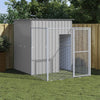 Vidaxl Dog Loft con Run 165x251x181 cm grigio galvanizzato in acciaio