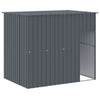 Vidaxl loft con techo 214x153x181 cm de acero galvanizado antracita