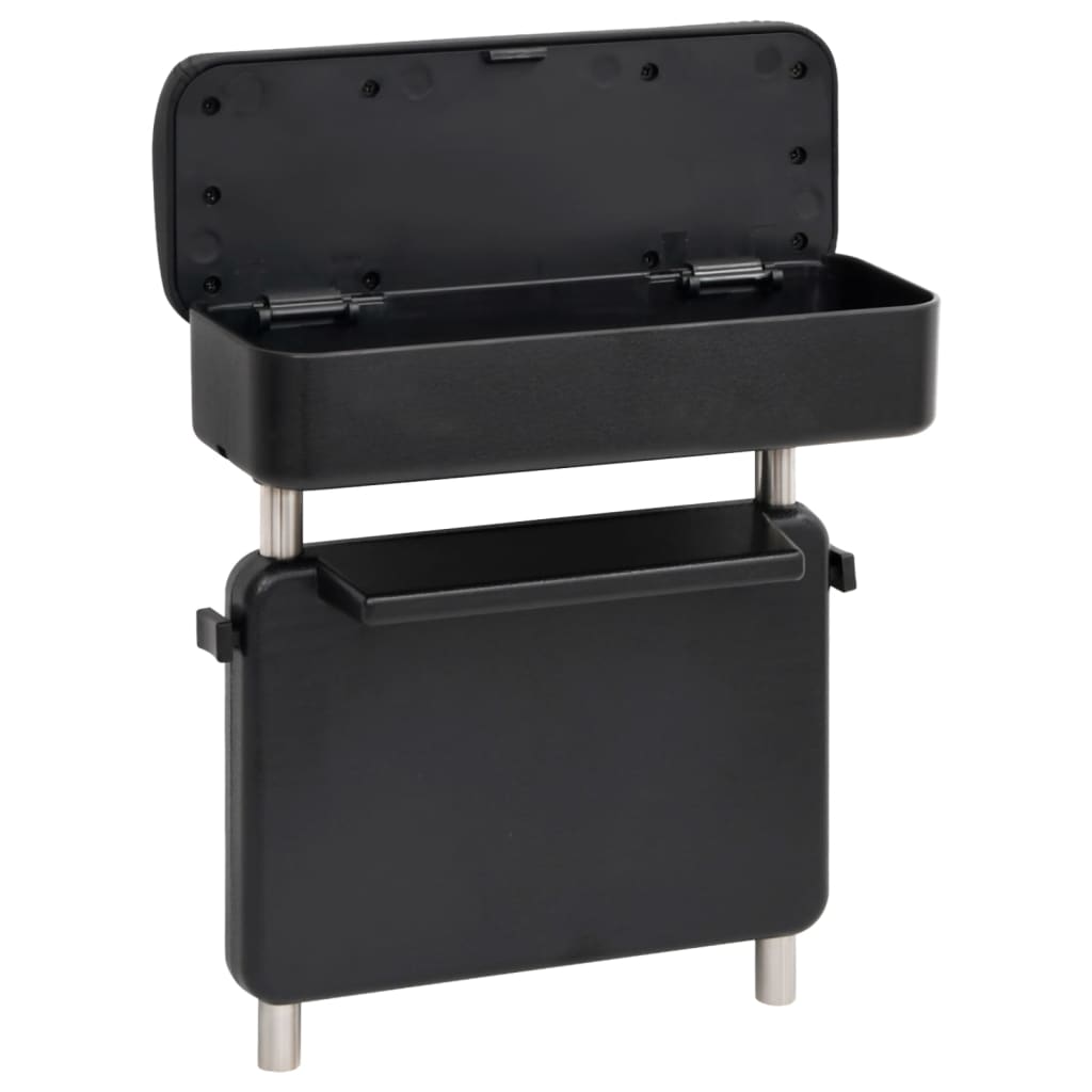 Vidaxl bracciolo universale 23x8x (30-38) cm nero