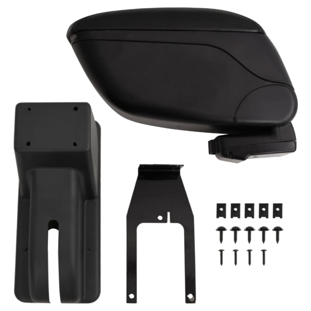 Vidaxl bracciolo 12x29x (32-46) cm nero