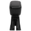 Vidaxl bracciolo 12x29x (32-46) cm nero