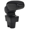 Vidaxl bracciolo 12x36x (33,5-48) cm nero