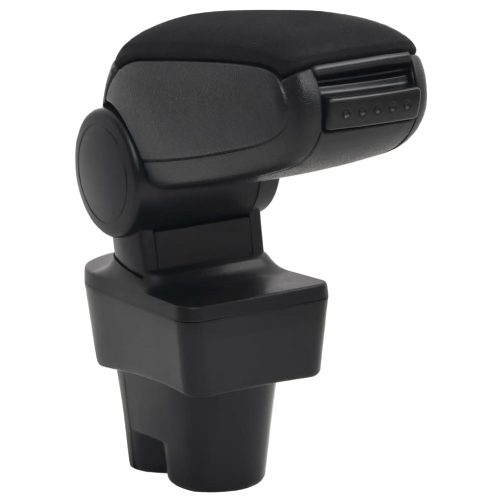 Vidaxl bracciolo 12x36x (33,5-48) cm nero