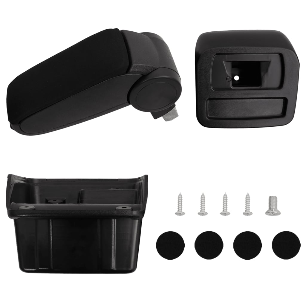 Vidaxl Armrest 15x31x (28-44) CM Black