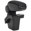 Vidaxl bracciolo 16x30x (40-50) cm nero