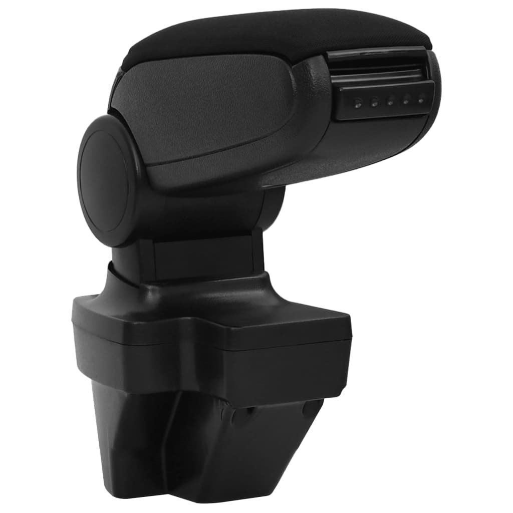 Vidaxl bracciolo 15x35x (33-49.5) cm nero