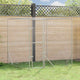 Perrera de perros de Vidaxl para el exterior 2x2x2 M Galvanized Steel Silver