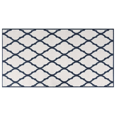 VIDAXL ESTERNO RAGGIO REVERSIBILE 80x150 cm blu navy e bianco