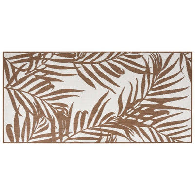 VIDAXL ESTERNO RAGGIO REVERSIBILE 80x150 cm marrone e bianco