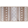VIDAXL ESTERNO RAGGIO REVERSIBILE 80x150 cm marrone e bianco