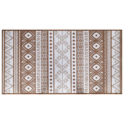 VIDAXL ESTERNO RAGGIO REVERSIBILE 80x150 cm marrone e bianco