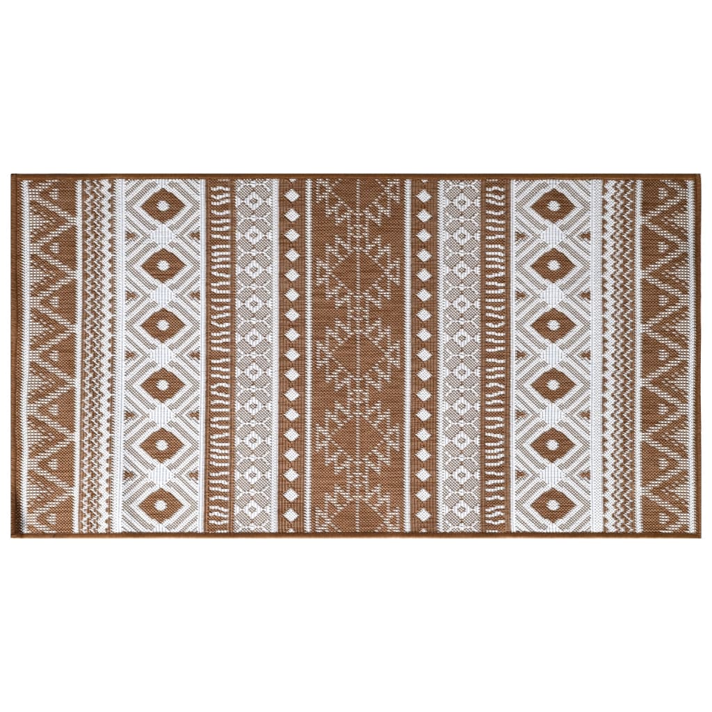 VIDAXL ESTERNO RAGGIO REVERSIBILE 80x150 cm marrone e bianco