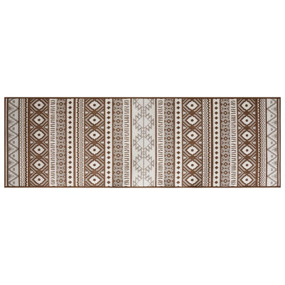 VIDAXL ESTERNO RAGGIO REVERSIBILE 80x250 cm marrone e bianco