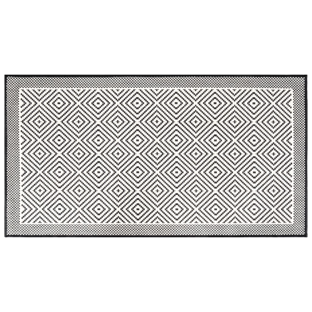 Vidaxl RUG Outside Reversible 80x150 cm de gris y blanco