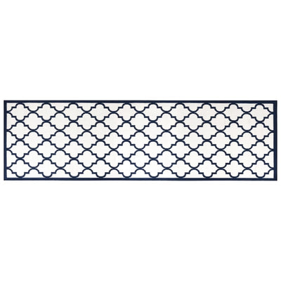 VIDAXL ESTERNO RAGGIO REVERSIBILE 80x250 cm blu navy e bianco