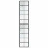 Specchi da parete Vidaxl 2 PC 100x40 cm in metallo nero