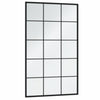 Vidaxl wandspiegels 3 st 100x60 cm metaal zwart