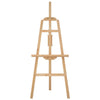 Vidaxl Easel 53.5x95x127 cm de pino sólido