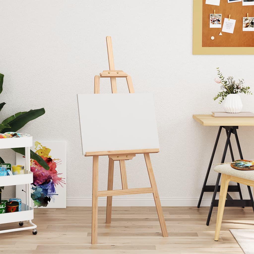 Vidaxl Easel 53.5x95x127 cm de pino sólido