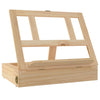 Vidaxl Table Fiber con cajón 33.5x25.5x7 cm de pino sólido