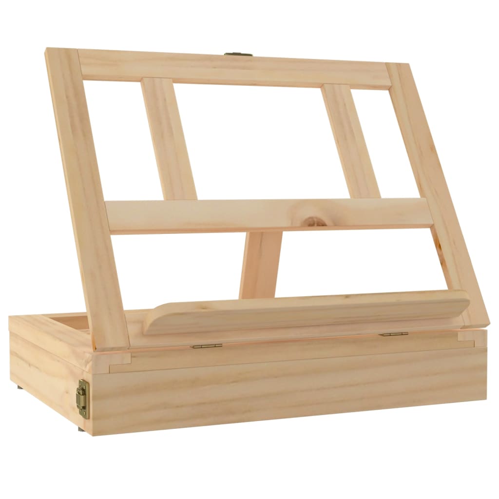 Vidaxl Table Fiber con cajón 33.5x25.5x7 cm de pino sólido