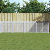 Vidaxl Chicken Coop con techo 803x98x90 cm de acero galvanizado antracita