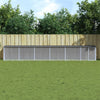 Vidaxl Chicken Coop con techo 603x98x90 cm de acero galvanizado antracita