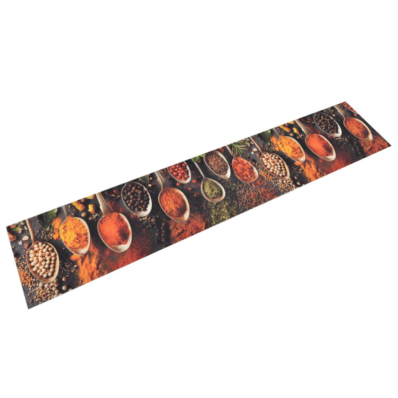 Vidaxl tappetino da cucina lavabile Herbprint 60x300 cm Velvet