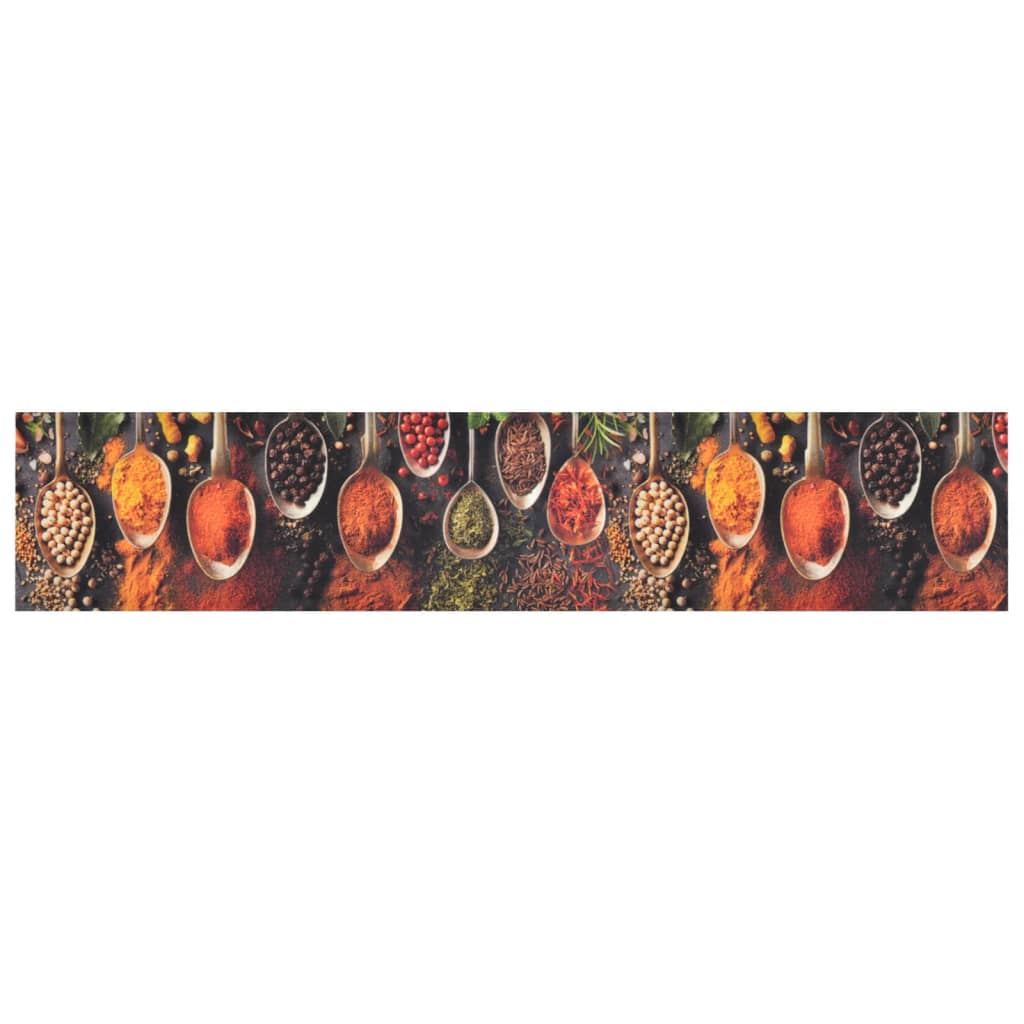 Vidaxl tappetino da cucina lavabile Herbprint 60x300 cm Velvet
