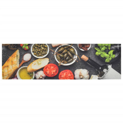 Vidaxl tappetino da cucina Vini lavabili Stampa per cena 45x150 cm