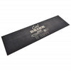 Vidaxl Mat de cocina Matretería lavable Estampado 45x150 cm Velvet Negro