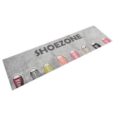 Vidaxl tappetino da cucina stampato da scarpe lavabile 45x150 cm