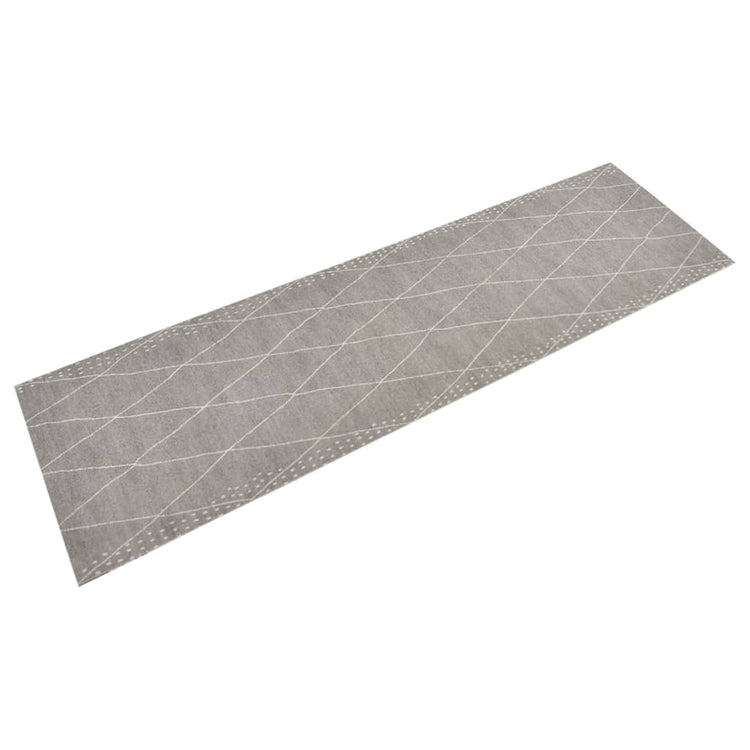 Vidaxl tappetino da cucina checker lavabile 45x150 cm velluto