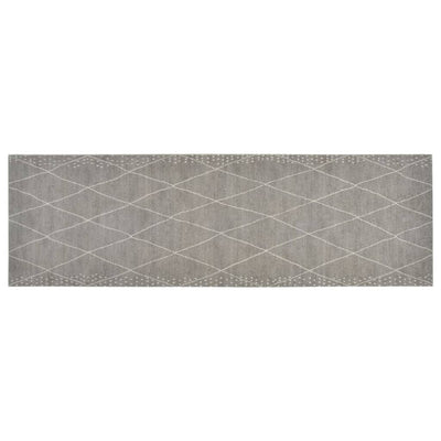 Vidaxl tappetino da cucina lavabile a scacchi da 60x180 cm velluto