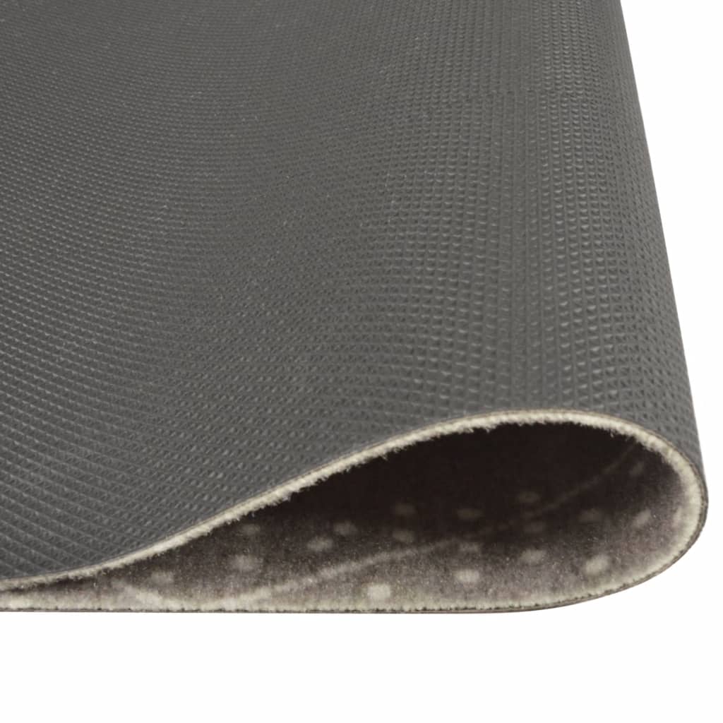 Vidaxl tappetino da cucina lavabile a scacchi da 60x180 cm velluto