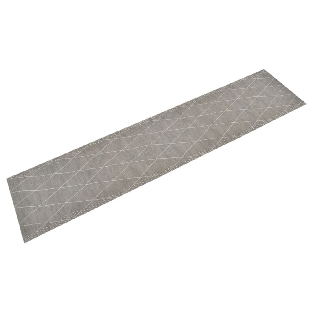 Vidaxl Mat de cocina lavable a cuadros 60x300 cm Velvet