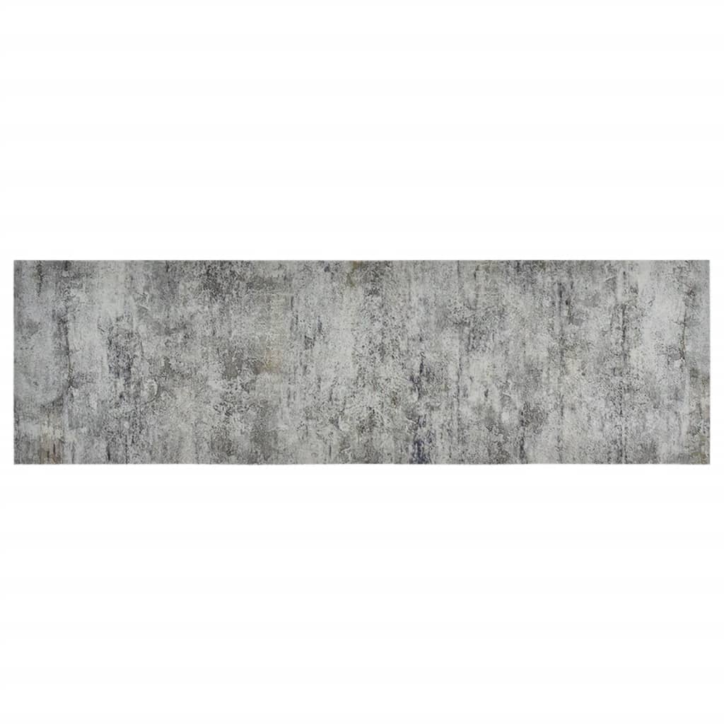 Vidaxl Mat de cocina Concreto lavable Impresión 60x180 CM Velvet