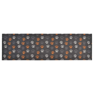 Estampado de pierna lavable de cocina Vidaxl 60x180 cm Velvet
