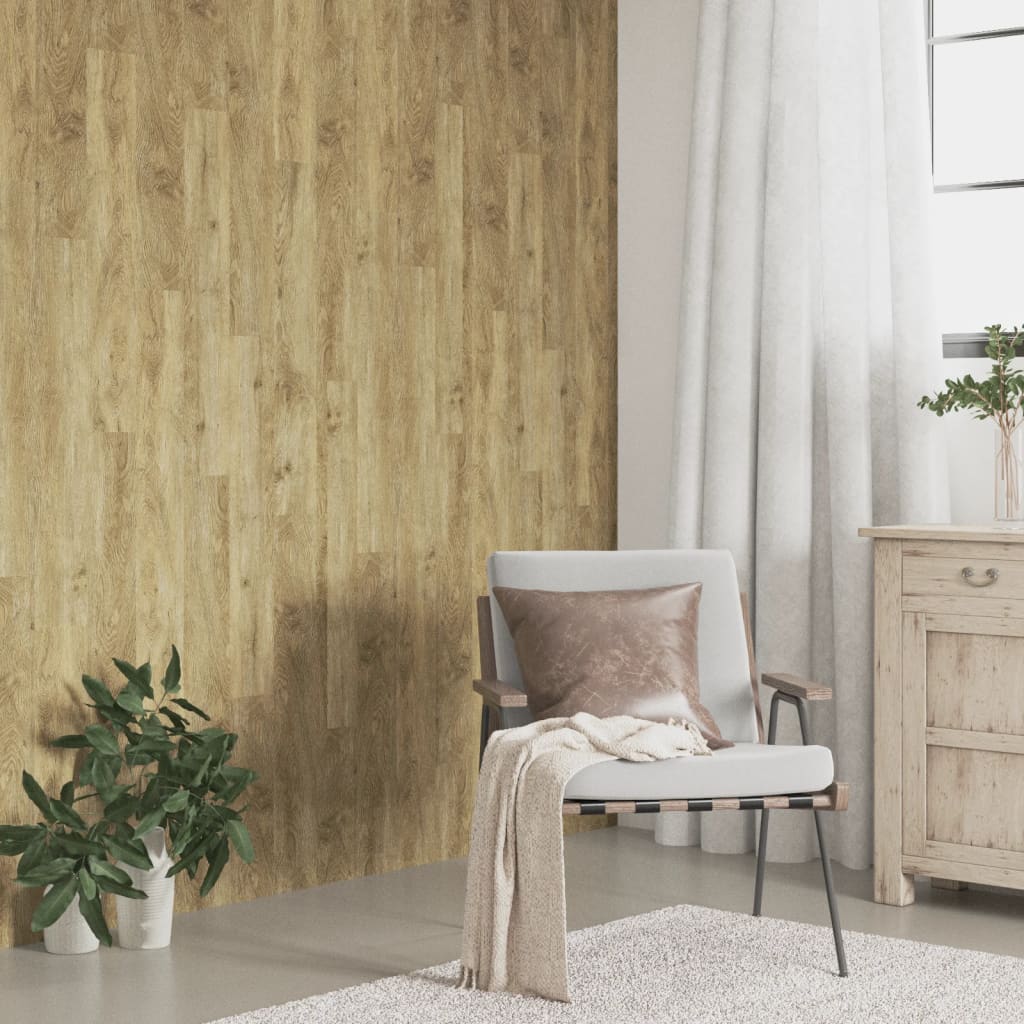 Pannelli a parete Vidaxl Look in legno 4,12 m² PVC marrone