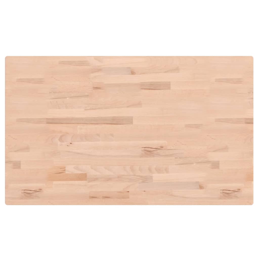 Vidaxl Washbasin Tabella 100x60x1.5 cm Legno di faggio solido