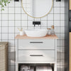 Vidaxl Washbasin Tabella 80x40x2.5 cm Legno di faggio solido