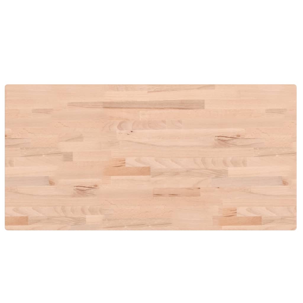Vidaxl Washbasin Tabella 100x50x4 cm Legno di faggio solido