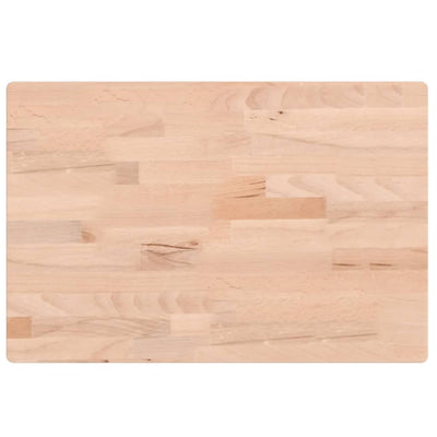 Vidaxl wastafelblad 60x40x4 cm massief beukenhout