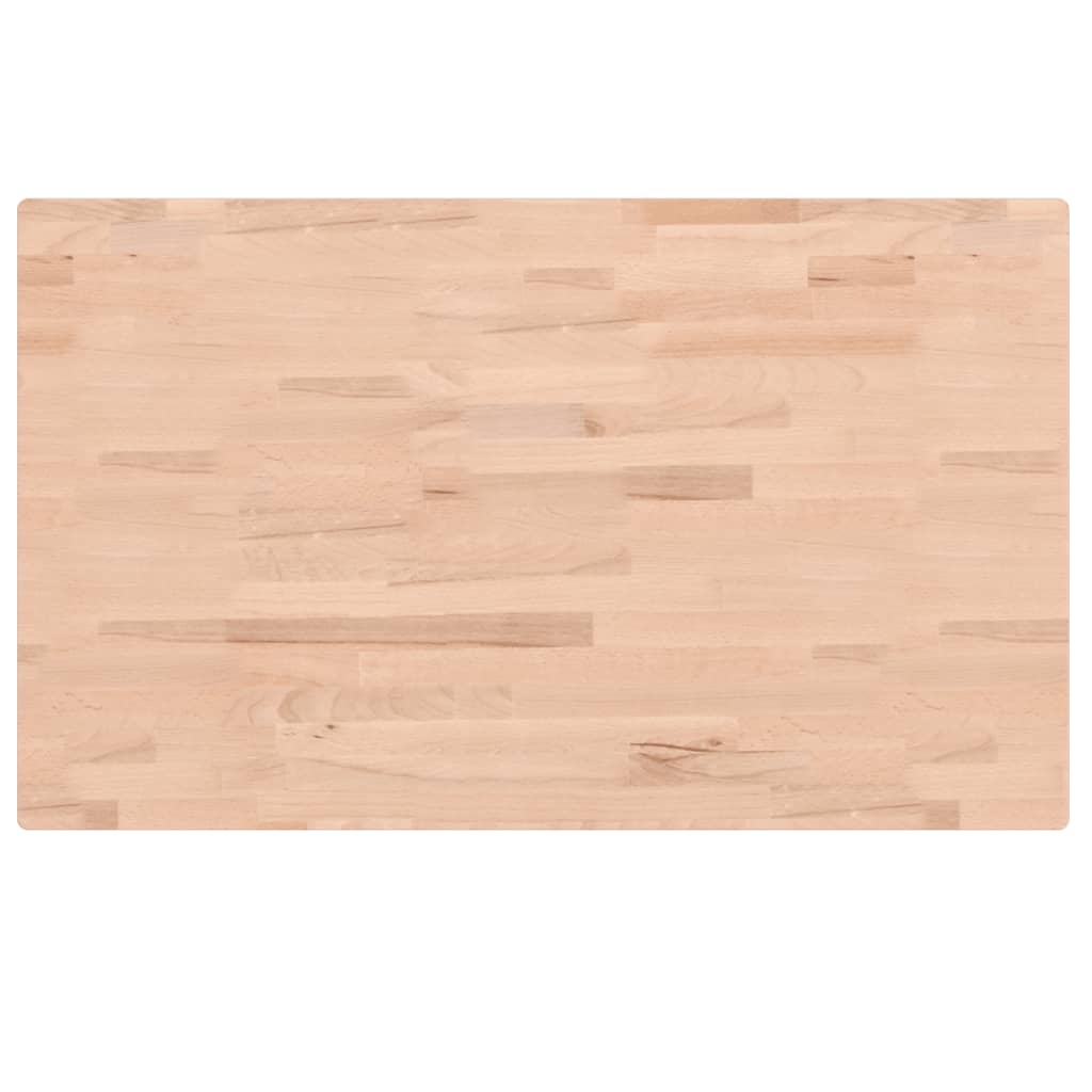 Vidaxl Washbasin Tabella 100x60x4 cm Legno di faggio solido