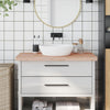 Vidaxl Washbasin Tabella 100x60x4 cm Legno di faggio solido