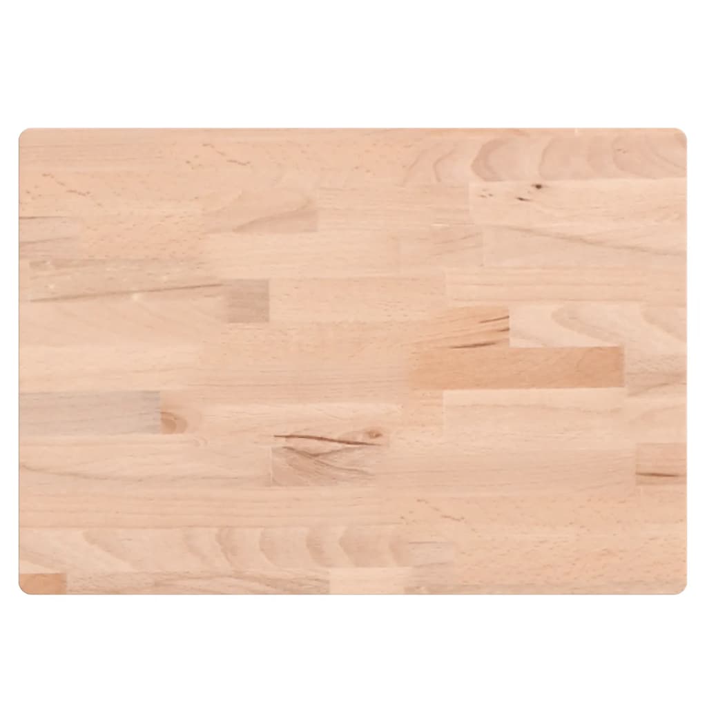 Tablero de corte Vidaxl 50x35x4 cm de madera de haya sólida