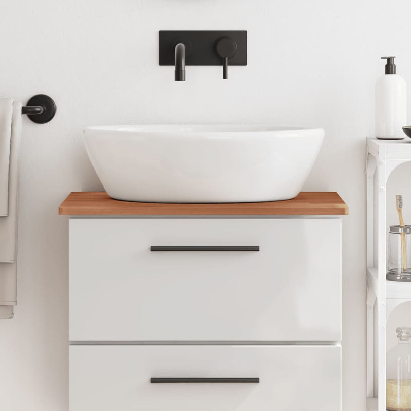 Vidaxl Sheetbasin Sheet 60x40x1.5 cm Legno di faggio solido