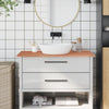 Vidaxl Washbasin Tabella 100x60x1.5 cm Legno di faggio solido