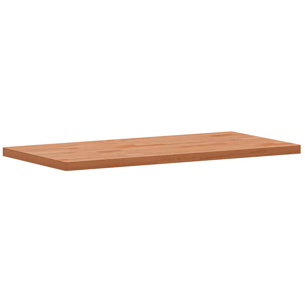 Piano lavabo Vidaxx 80x40x2,5 cm in legno massello di faggio