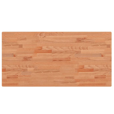 Vidaxl Washbasin Tabla 100x50x2.5 cm de madera de haya sólida